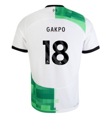 Liverpool Cody Gakpo #18 Udebanetrøje 2023-24 Kort ærmer